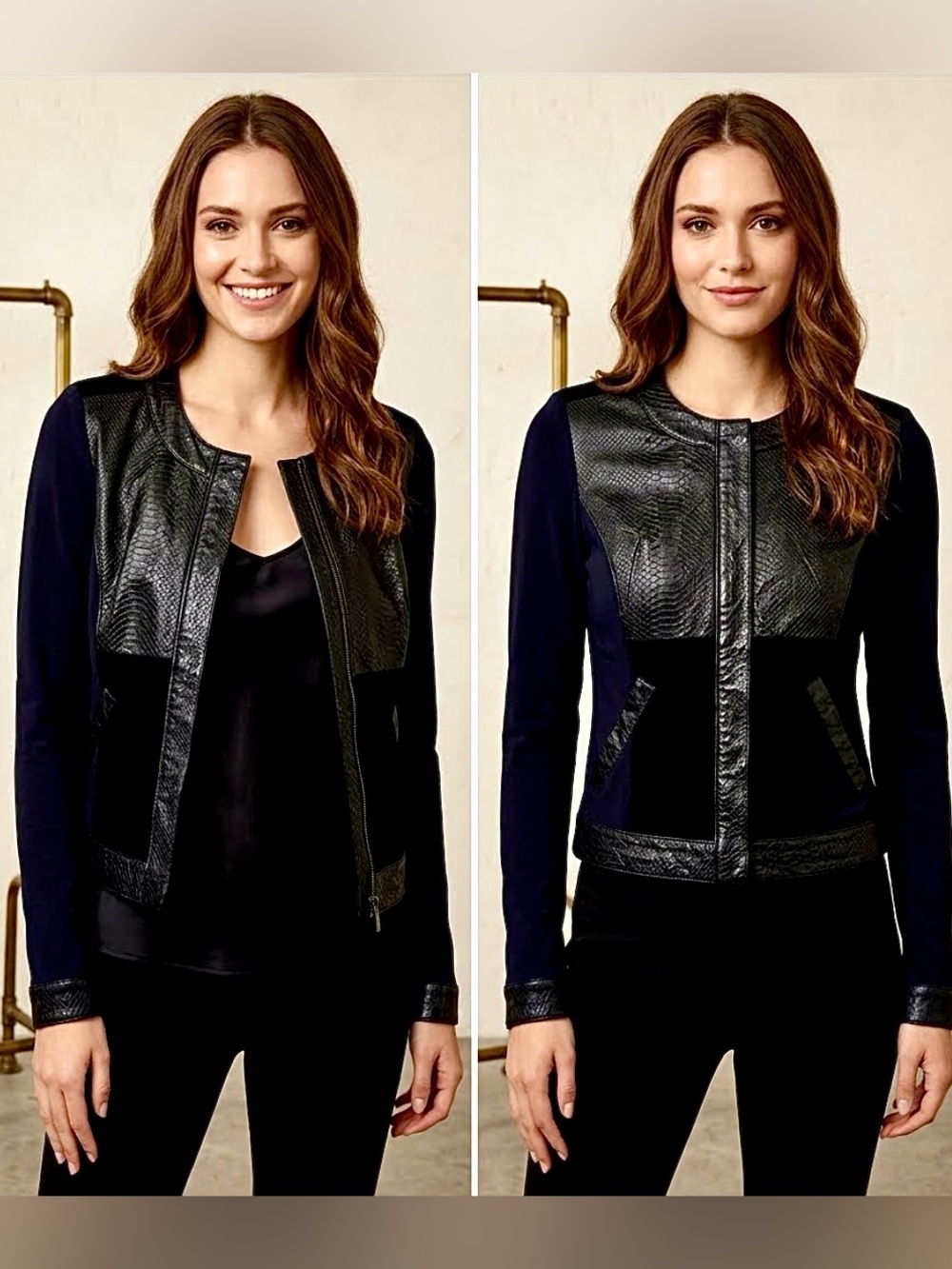 SUPERTRASH Leather/ Suede Jacket